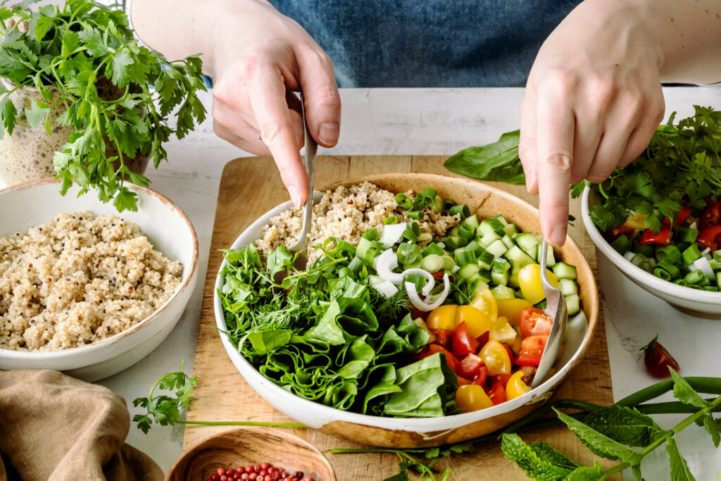 vegan healthy bowl meal