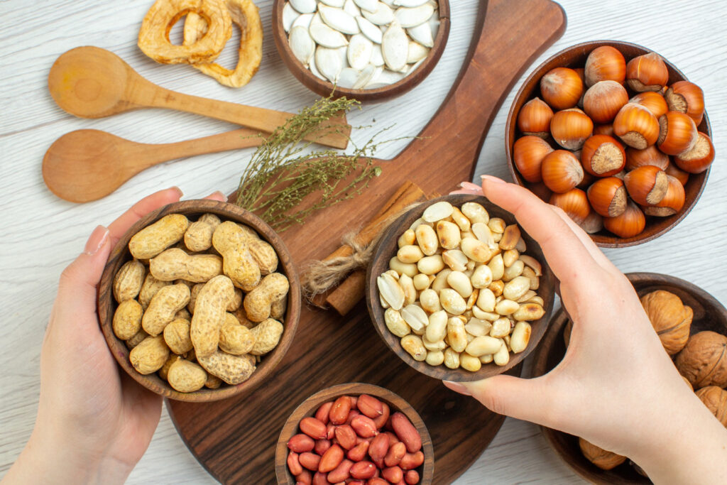 nuts peanuts hazelnuts and walnuts zinc foods and nuts